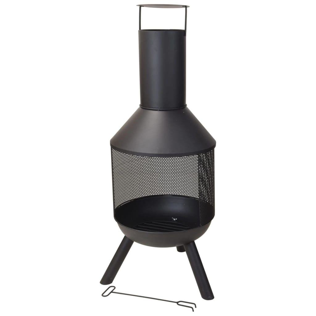 Progarden chimenea de progarden con chimenea 116 cm de metal