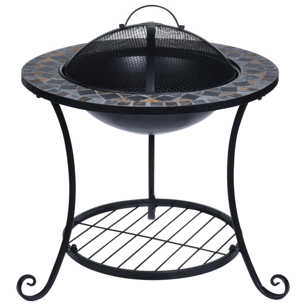 Progarden Progarden Fire Bowl con diseño de mosaico 58x58x44 cm