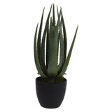 Progarden plante artificielle de progarden dans le pot aloe vera 25x45 cm