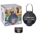 Progarden Progarden Lantern avec bougies solaire a mené Roard Black