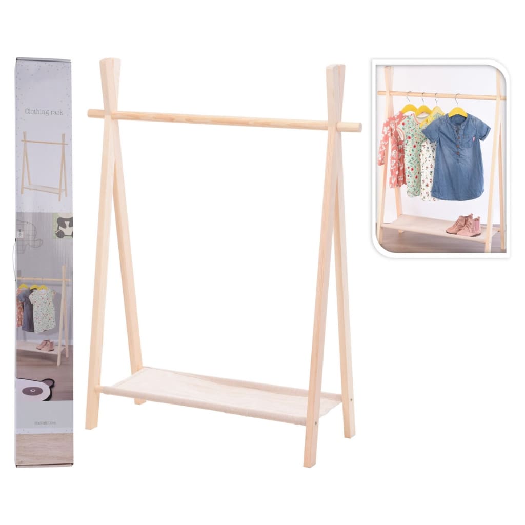 Solutions de stockage Rack de vêtements pour enfants de Beukenhout