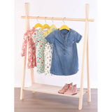 Solutions de stockage Rack de vêtements pour enfants de Beukenhout