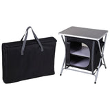 Redcliffs Camping Cabinet pliable 60x45x64 cm noir