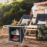 Redcliffs Camping Cabinet pliable 60x45x64 cm noir