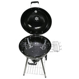 Progarden charcoal barbecue on wheels Ø 57 cm Black