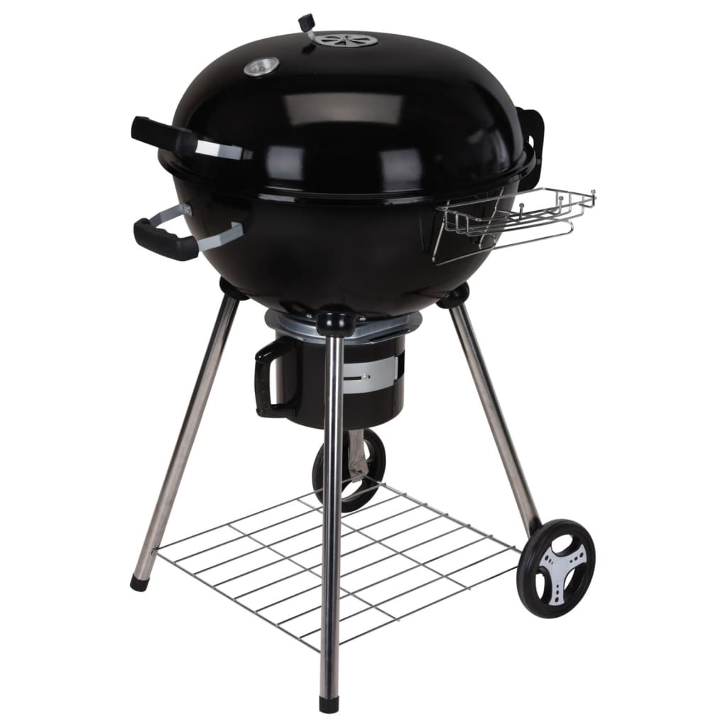 Progarden charcoal barbecue on wheels Ø 57 cm Black