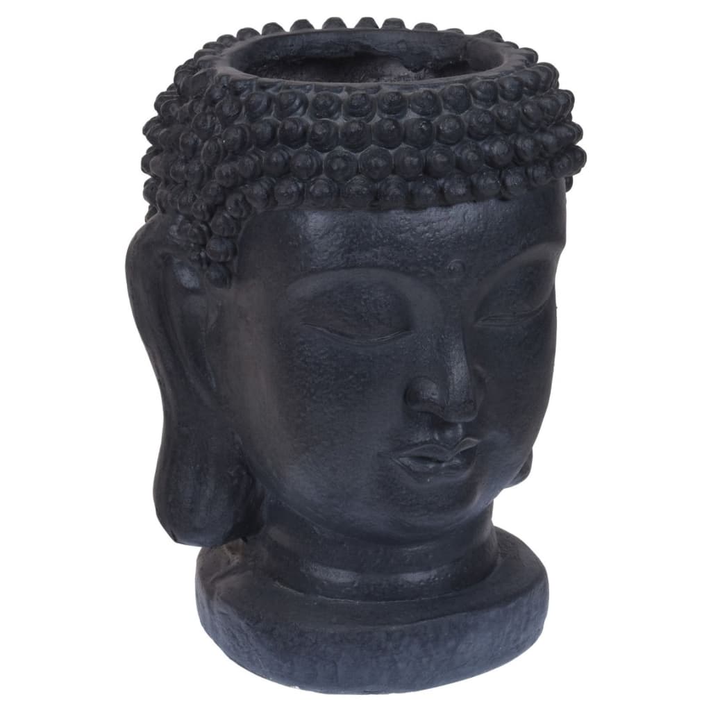 Prograrden Prograrden Flowerpot Buddha 25x26x35 cm Anthrazit -gelöscht