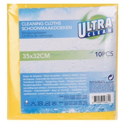 Ultra clean ultra clean viscose huishouddoekjes 10 stuks