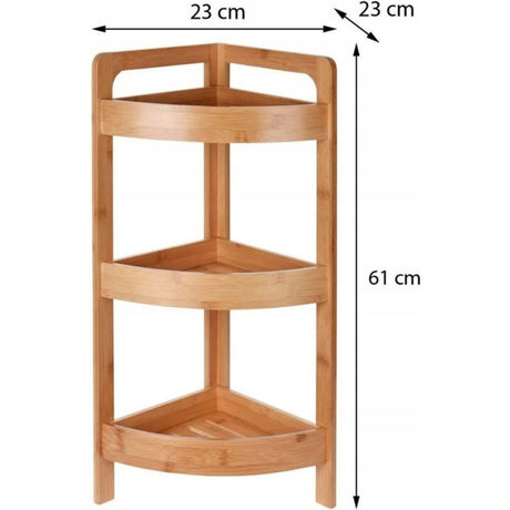 Bathroom solutions bathroom solutions bathroom rack 3-layer bamboo
