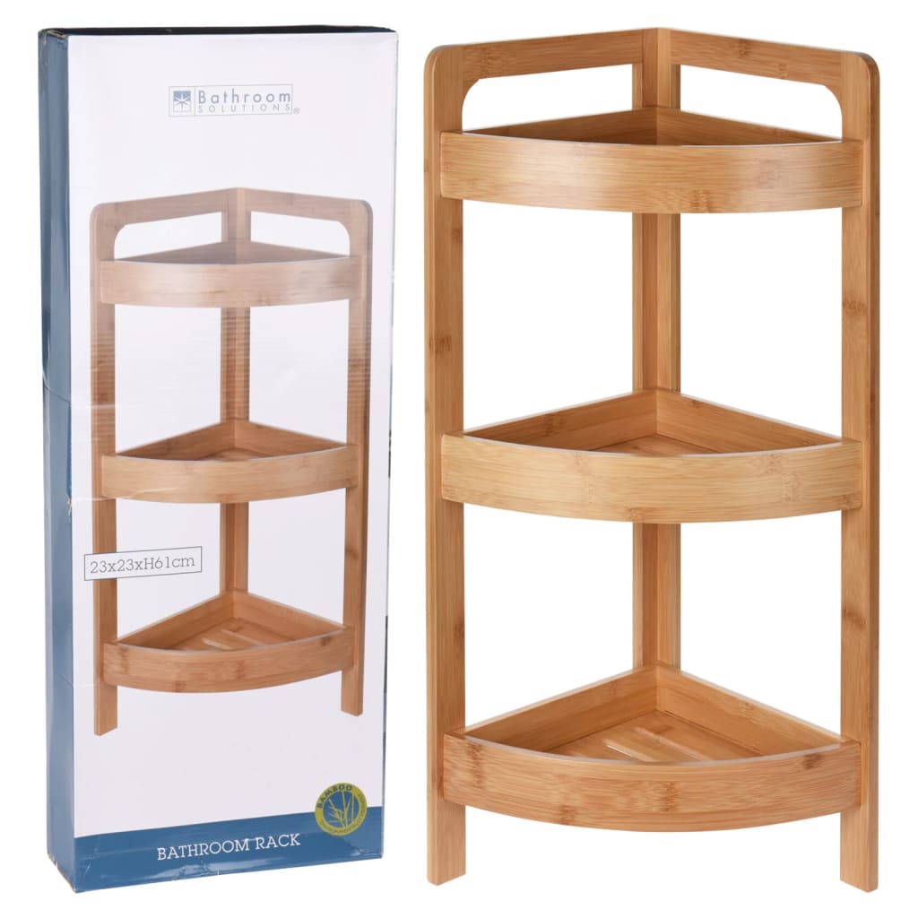 Bathroom Solutions Bathroom Solutions Bathroom Rack 3-Layer Bamboo