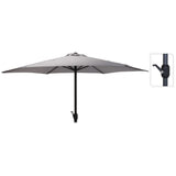 Progarden Progarden Parasol Monica 270 cm Grigio chiaro