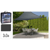 Progarden Progarden Shade tissu carré 3x3 m gris foncé