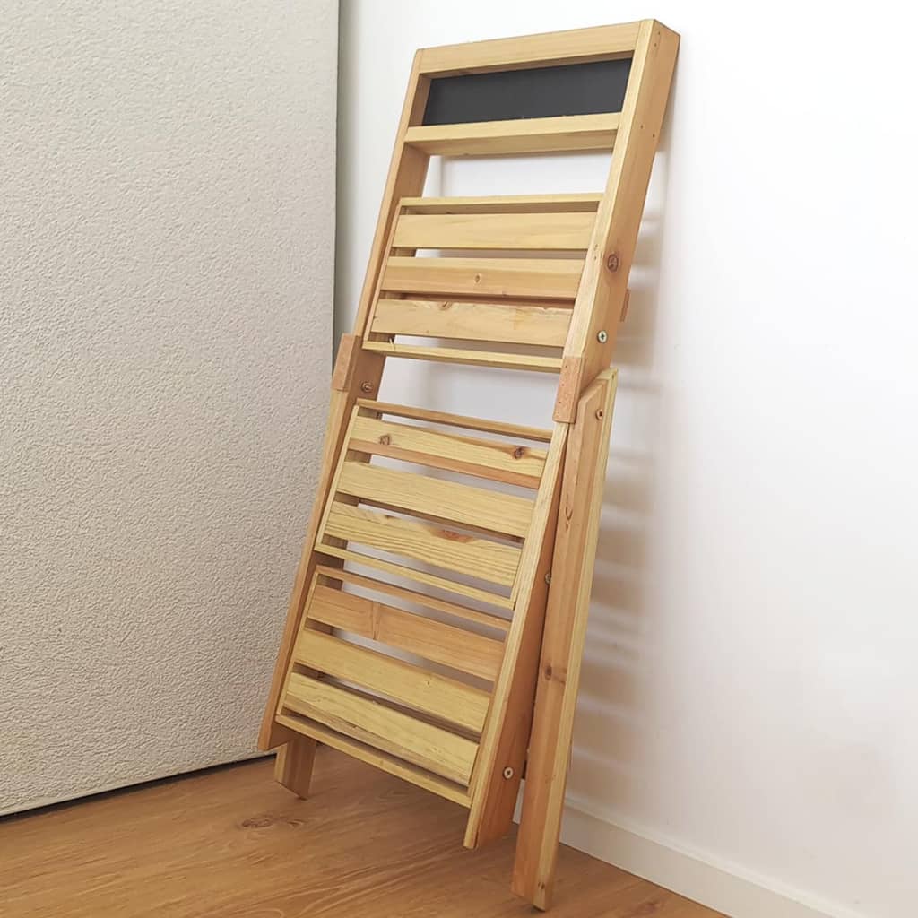 HS -Kollektion Hs Sammelanlage Rack mit 3 Stufen 39x17x76 cm Holz