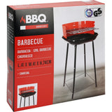 BBQ half-open 41 cm red black