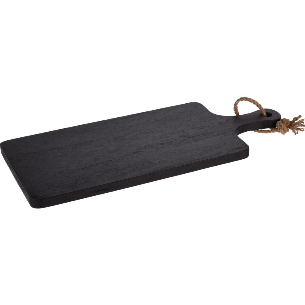 Basic Rubberwood cutting board 50x15x2 cm Black