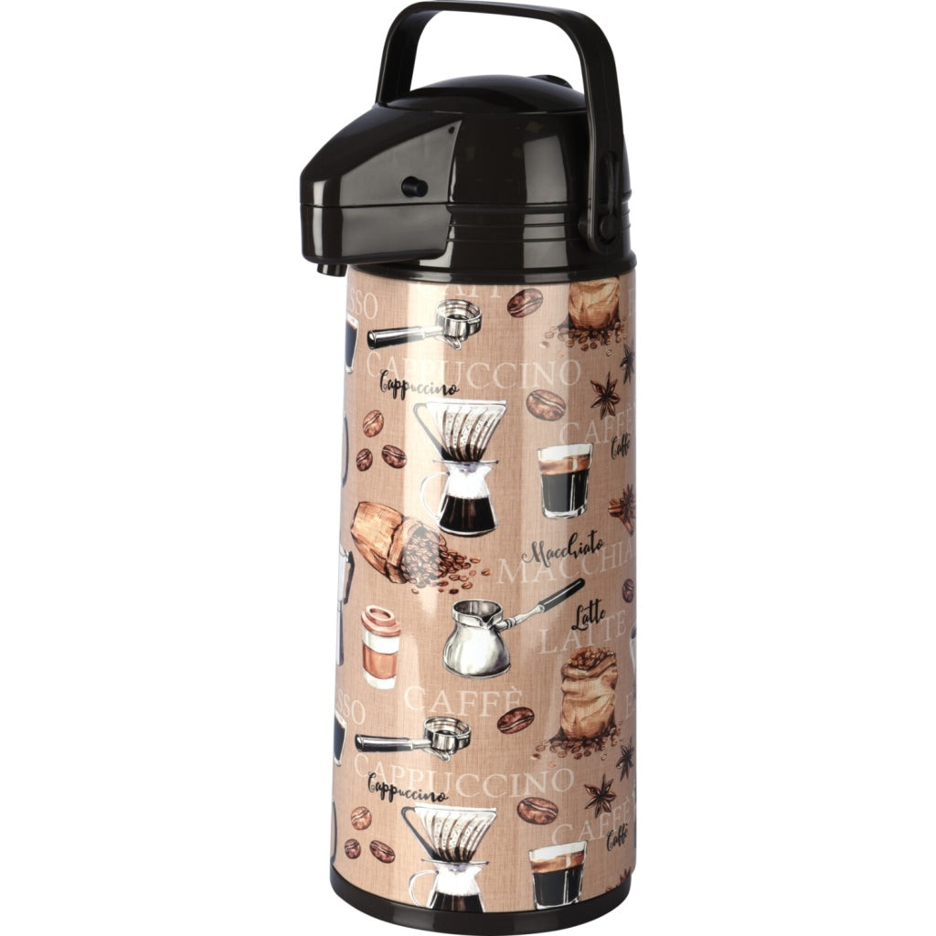 Basis -Thermoskan -Kaffee -Deatment mit Pomp 1,9L