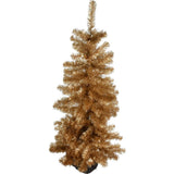 Ambiance Ambiance Tafelkerstboom 120 cm gegalvaniseerd goudkleurig