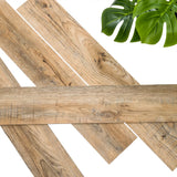 Wallart Wallart Planken Wood-Look Recycled Oak Vintagebruin