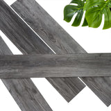 Wallart wallart planken madera de madera lijada roble ceniza gris