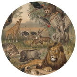 Wallart Wallart Wallow Circle Tiere Afrikas 190 cm