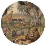 Wallart Wallart Wallow Circle Tiere Afrikas 142,5 cm