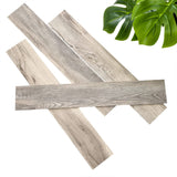 Wallart Wallart Planken Wood-Pogled Schuurhout Oak Whitewash