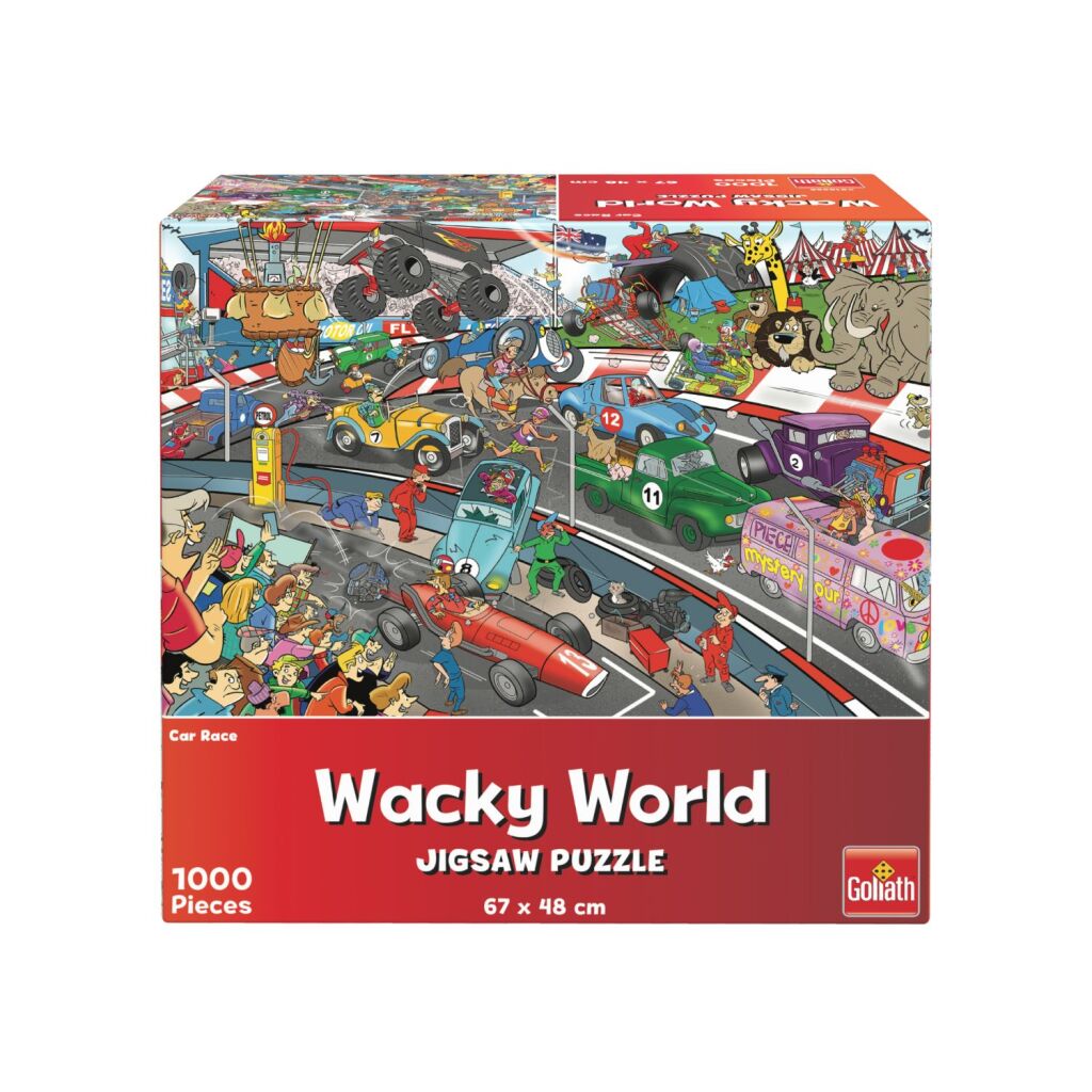 Goliath Wacky World Puzzle Car Race 1000 kosov