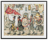 Grafix Diamond Maleri Anton Pieck Fanfare 40x50cm