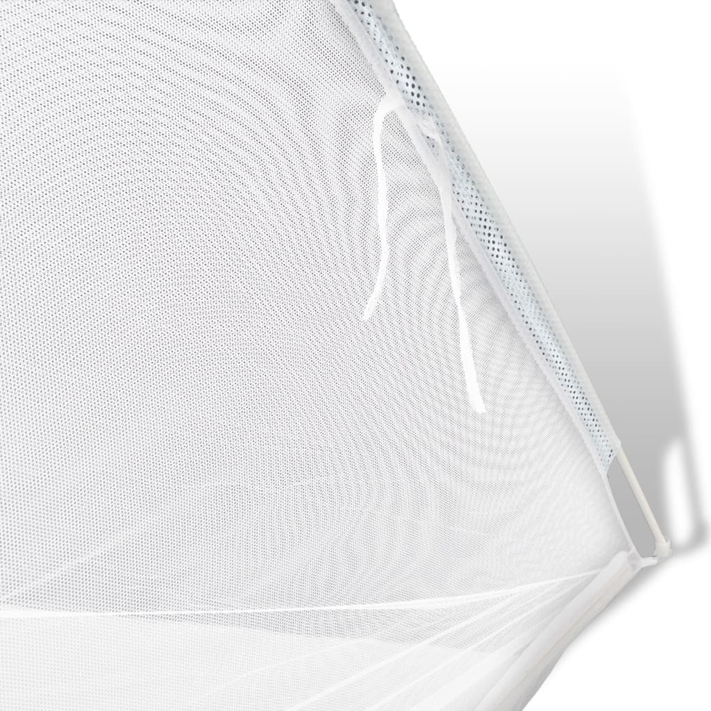 Vidaxl Tent 200x180x150 cm de fibra óptica blanca