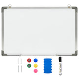 Vidaxl Whiteboard magnetesch 50x35 cm Stol Wäiss