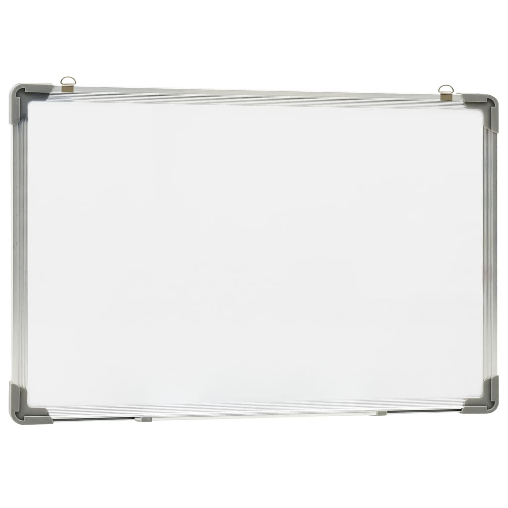 VidaXL Whiteboard magnetisch 60x40 cm staal wit