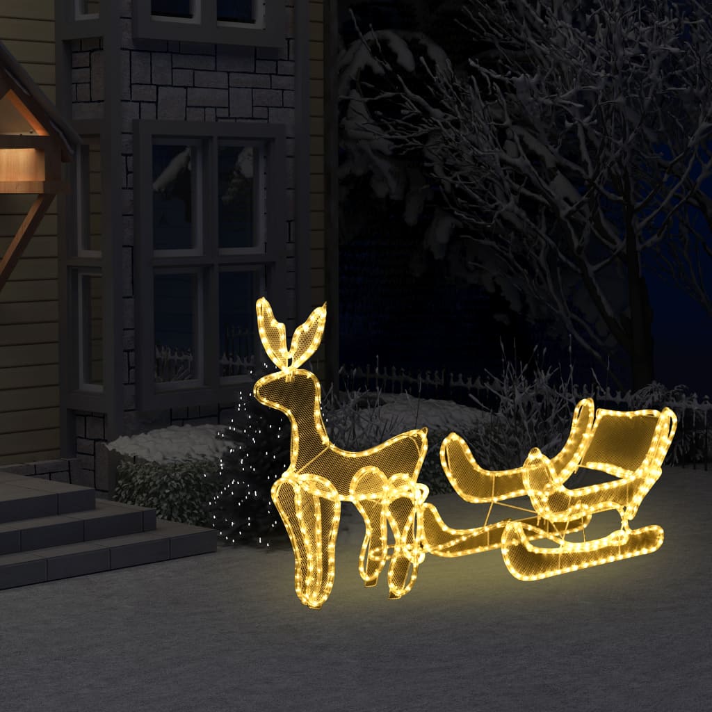 Vidaxl Christmas Lighting Rendier a Slee se síťovým 432 LED diody