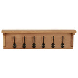 Vidaxl Coat Rack 60x16x16 cm pevný dub