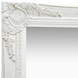 Miroir mural Vidaxl Style baroque 40x40 cm blanc