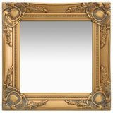 Vidaxl Wall Mirror Baroque Style 40x40 cm guldfarvet