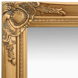 Vidaxl Wall Mirror Baroque Style 40x40 cm guldfarvet