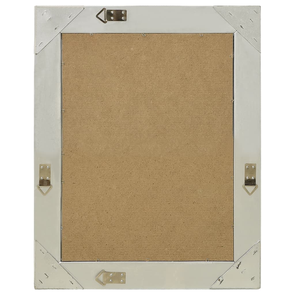 Vidaxl Wall Mirror Barroque Style 50x60 cm de color plateado