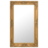 Vidaxl Wall Mirror Baroque stil 50x80 cm guldfarvet