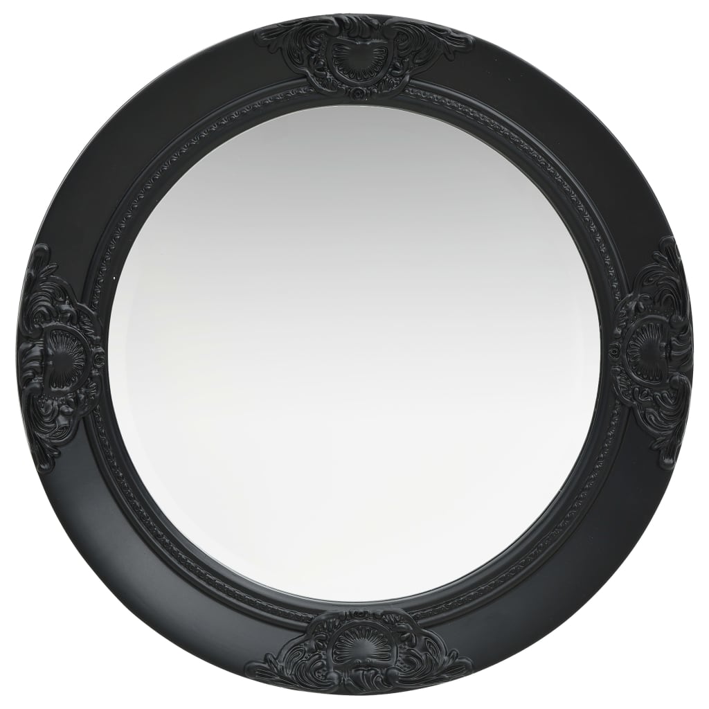 Vidaxl Wall Mirror Baroque Style 50 cm czarny