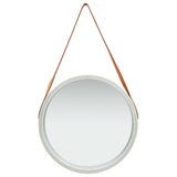 VidaXL wall mirror with tire 50 cm silver colored