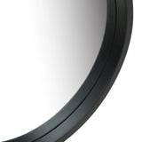 Vidaxl Wall Mirror z opaską 50 cm czarny