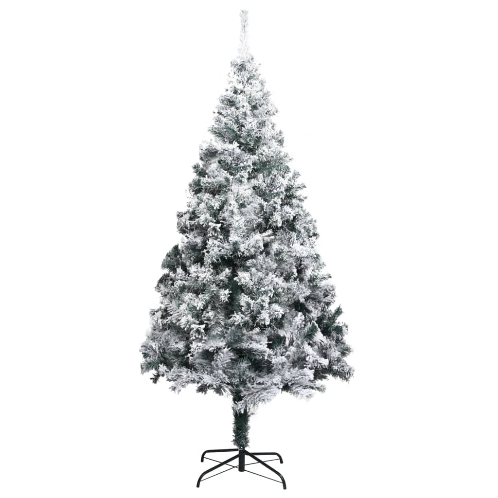 Vidaxl Kunstkerstboom se sněhem 240 cm zelená