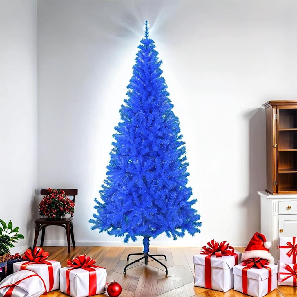 Vidaxl Kunstkerstboom mit Standard 180 cm PVC Blau