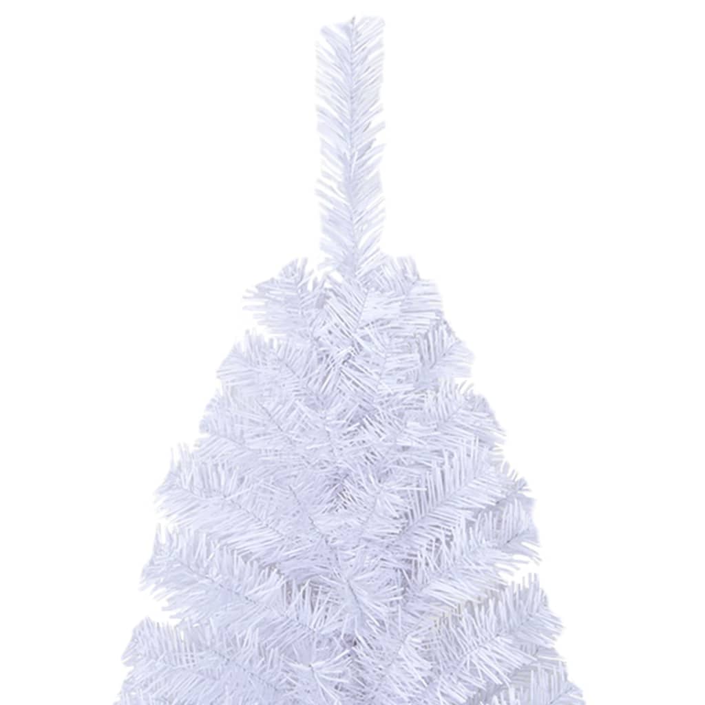 Vidaxl kunstkerstboom z grubymi gałęzami 180 cm PVC White