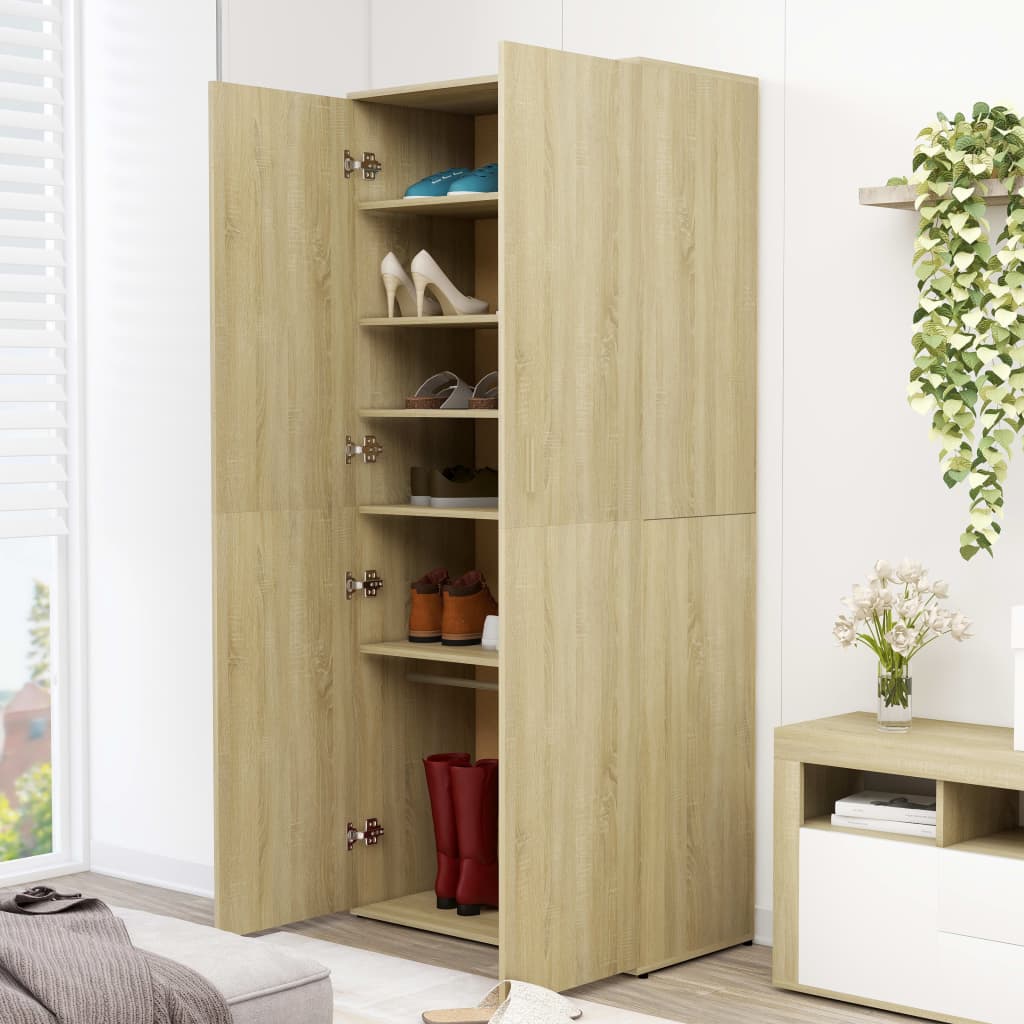 Kabinet bot Vidaxl 80x39x178 cm Vlastní dřevo Sonoma Oak Colored