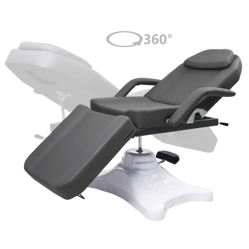 Vidaxl massage table 180x62x (86.5-118) cm gray