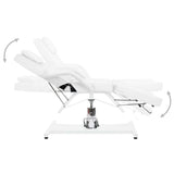 Vidaxl Massage Tabel 180x62x (87-112) CM White