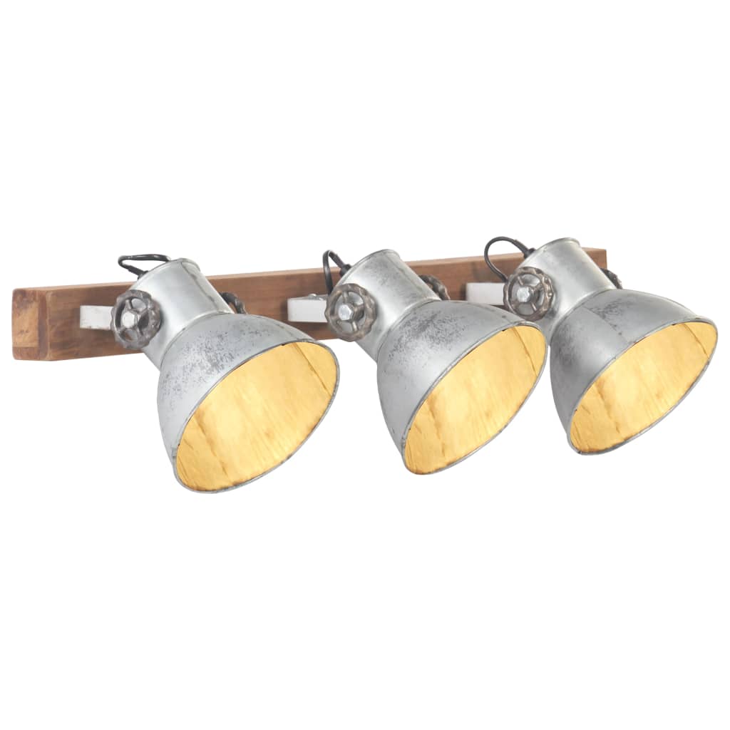 Vidaxl Wall Lampa Industrial E27 65x25 cm srebrna