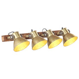 Vidaxl Wall lamp Industrial E27 90x25 cm brass -colored