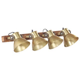 Vidaxl Wall lamp Industrial E27 90x25 cm brass -colored